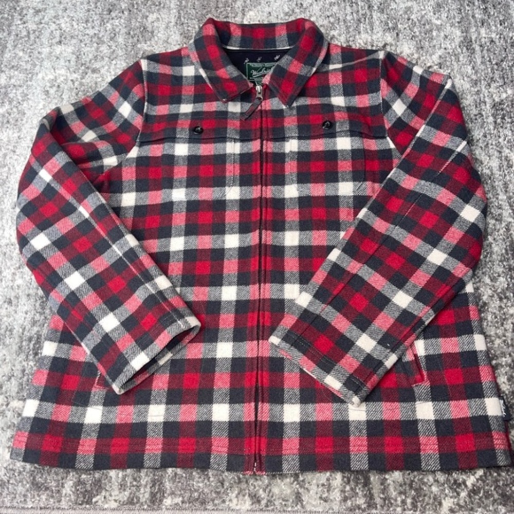 Red Plaid Woolrich Jacket